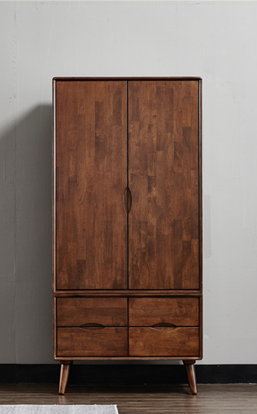 Betsy Wardrobe (Double Door) Walnut  Solid Wood