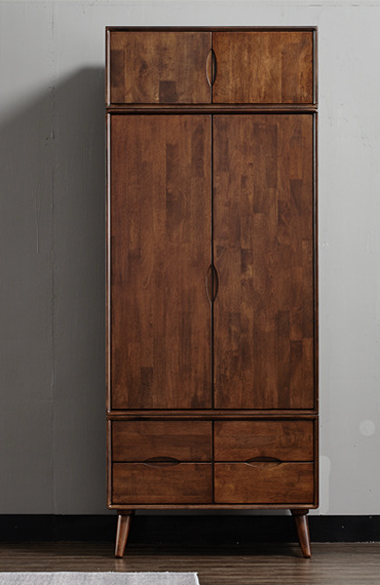 Betsy Wardrobe (Double Door) Walnut  Solid Wood