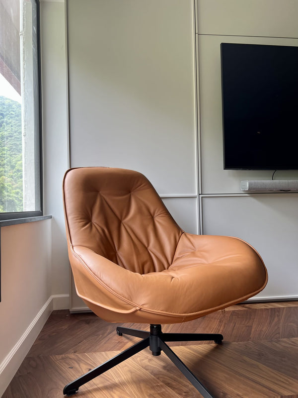 Marcos Lounge Chair (Leather)
